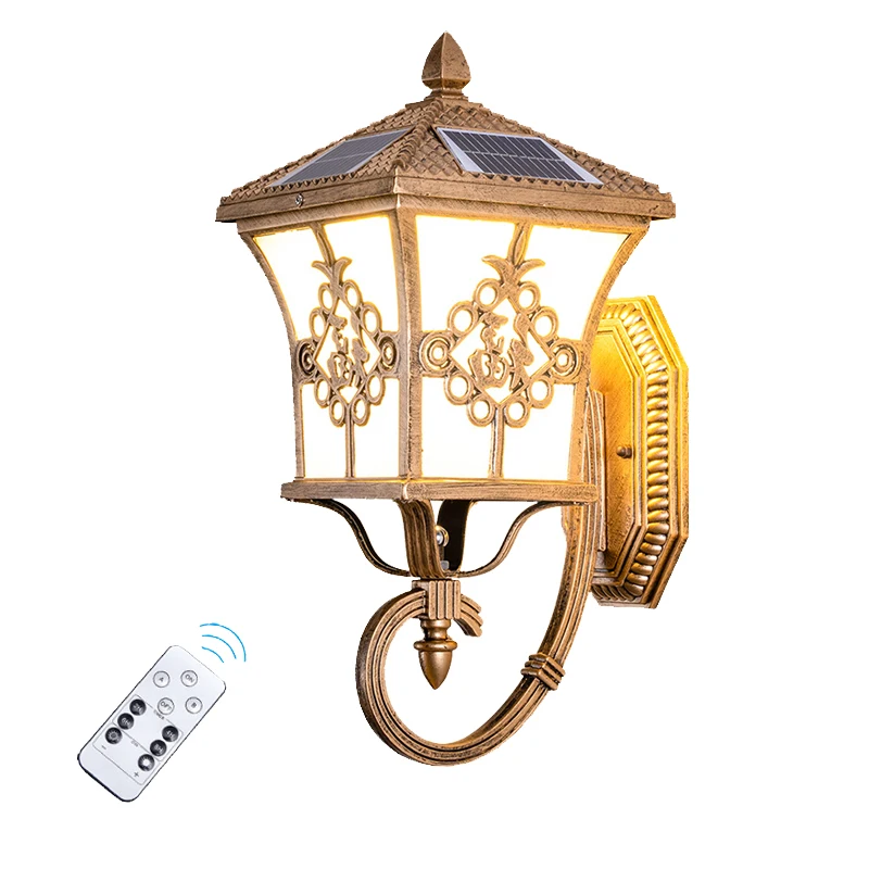 Outdoor Lighting Waterproof - 실외용 유럽 스타일의 태양광 충전식 가정용