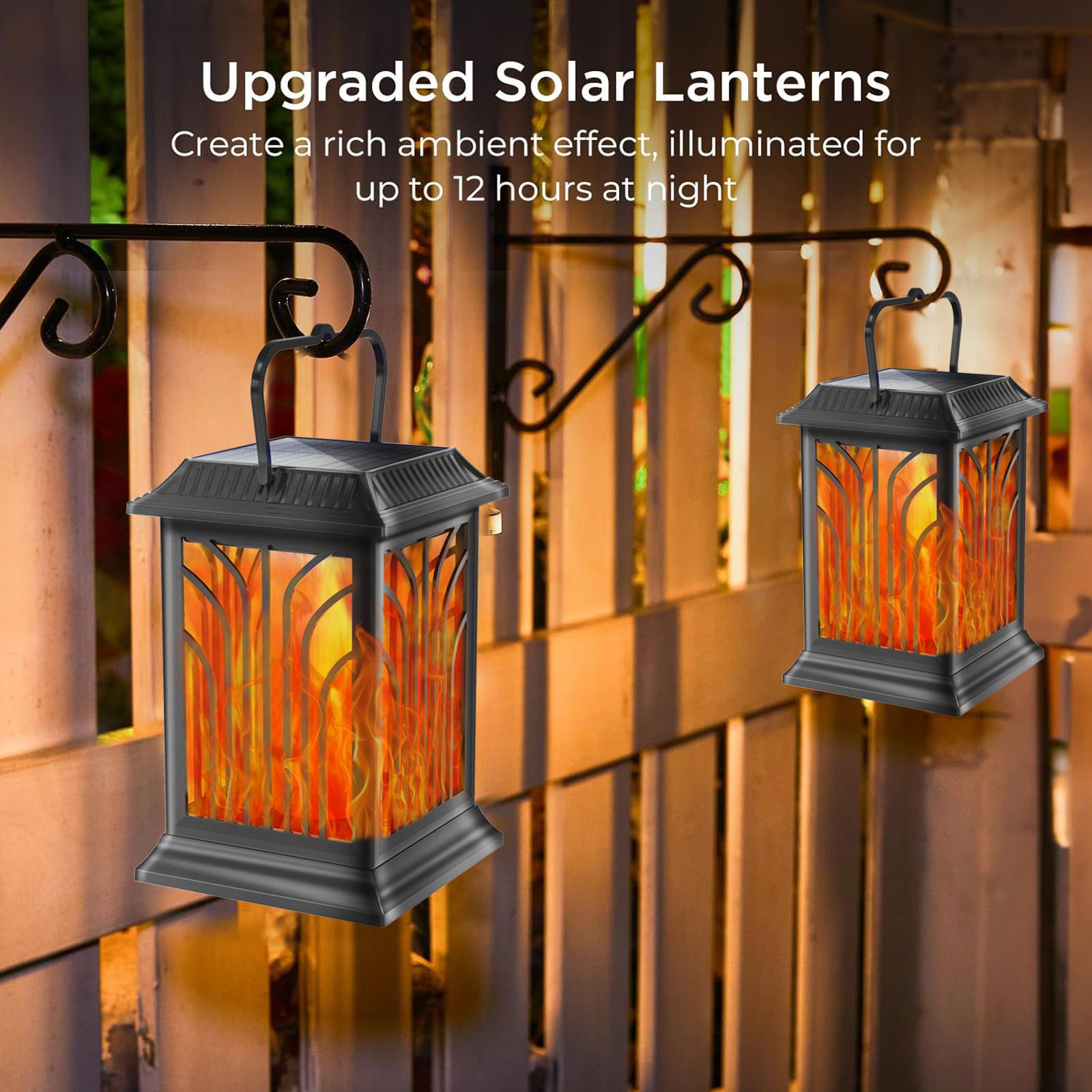 LED 태양광 불꽃 수직 스트립 궁전 램프 사각 스티그 - Outdoor Lighting And Landscape 리뷰 및 가격