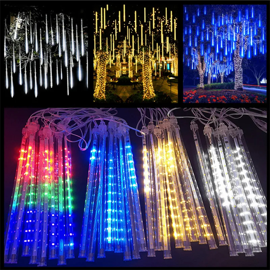 30cm/50cm 유성우 비 8 튜브 방수 LED 스트 - Outdoor Lighting Uk 리뷰 및 가격