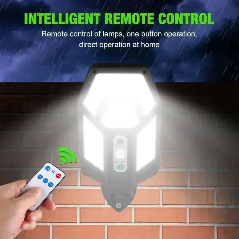 12000LM 강력한 태양광 벽등 리모컨 포함 실외 I - Outdoor Lighting Ip65 리뷰 및 가격
