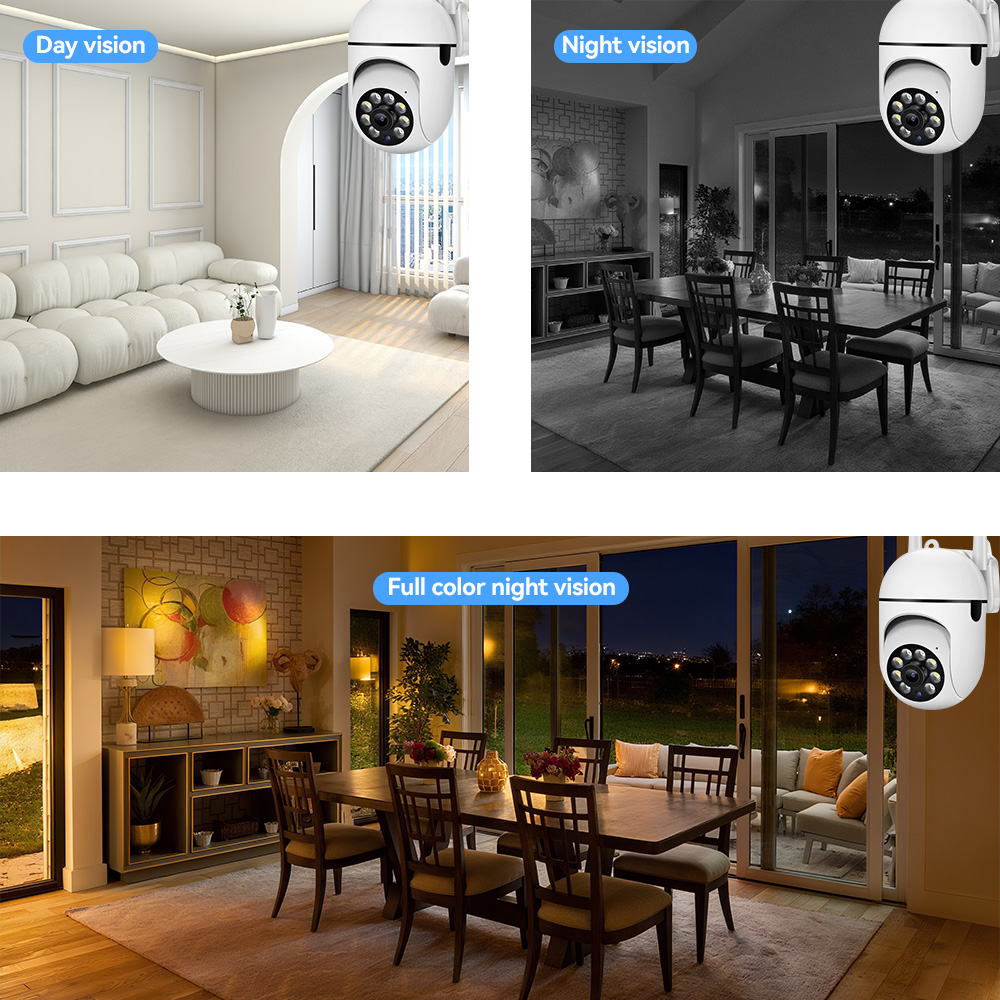 8MP 2.4G 와이파이 IP CCTV 카메라 컬러 야 - Outdoor Lighting Track 리뷰 및 가격